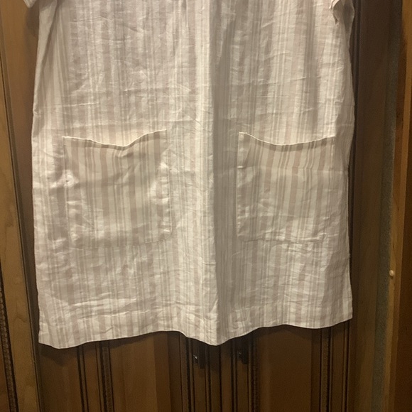 NWOT Splendid Viola Elbow Sleeve Linen Shift Dress Size X-Large - Picture 9 of 12